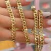 Cadena, arete y dije 14k