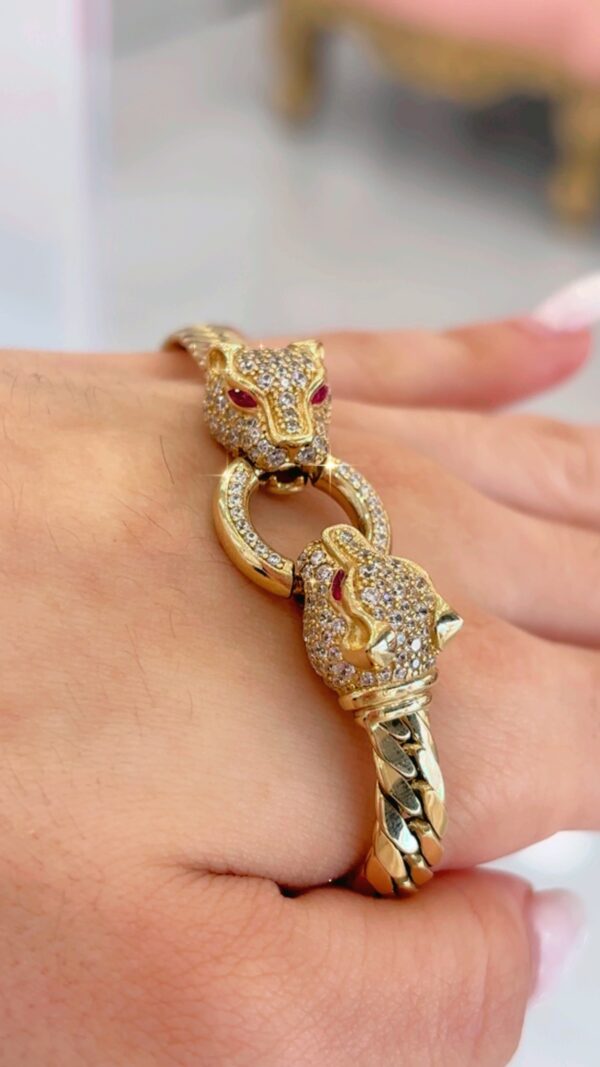 Manilla estilo Car 14k