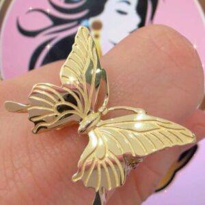 Anillo mariposa 10k