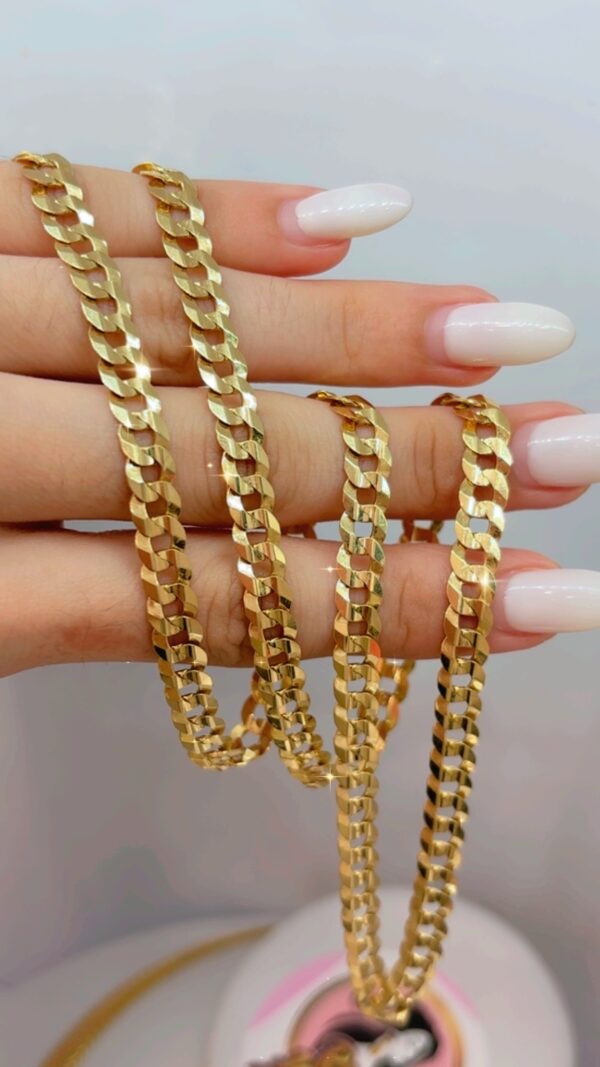 Cadena sólida 14k