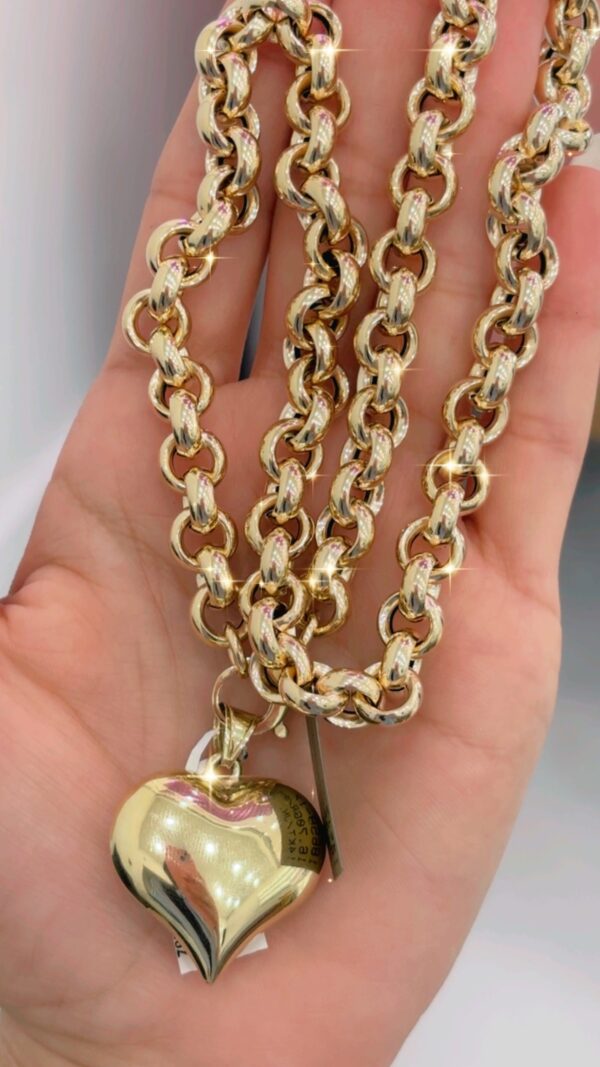 Rolo 14k con dije