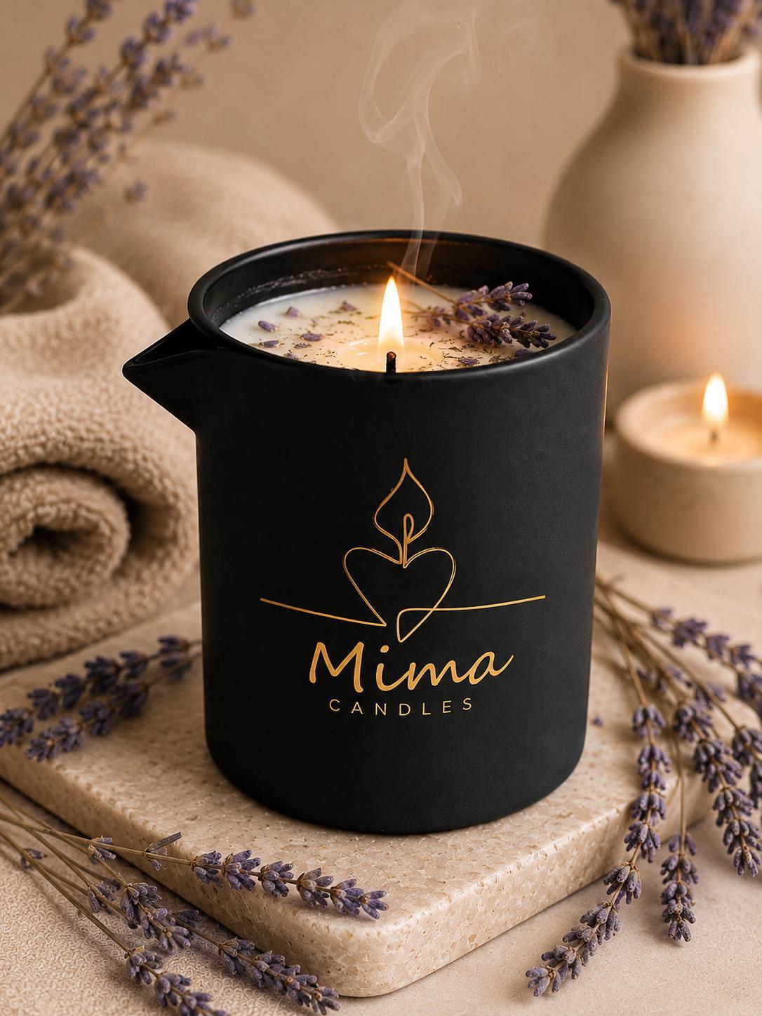 Lavender Serenity – Vela de Masaje de Lavanda | 200 ml (6.8 oz)