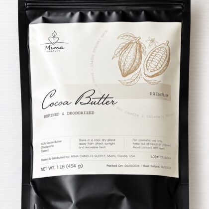 Manteca de Cacao Refinada y Desodorizada Premium – 1 lb (454 g)