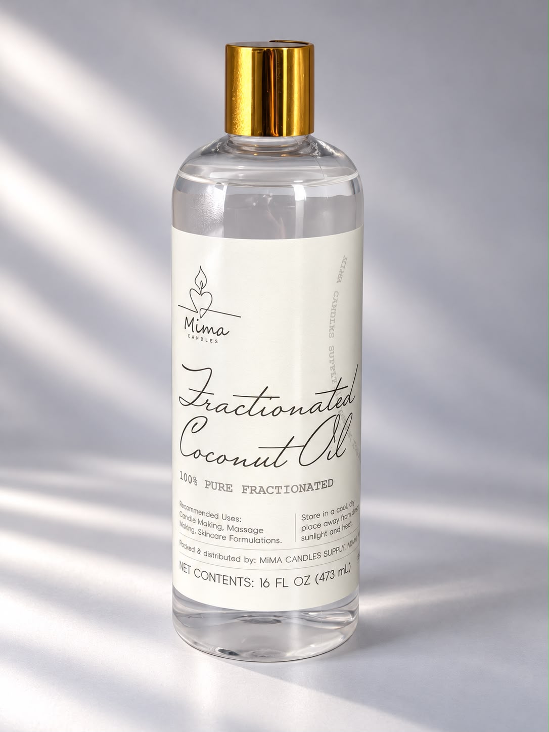Aceite de Coco Fraccionado Premium – 16 oz (473 ml) - Imagen 2